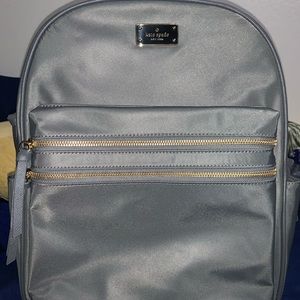 Kate spade backpack grey